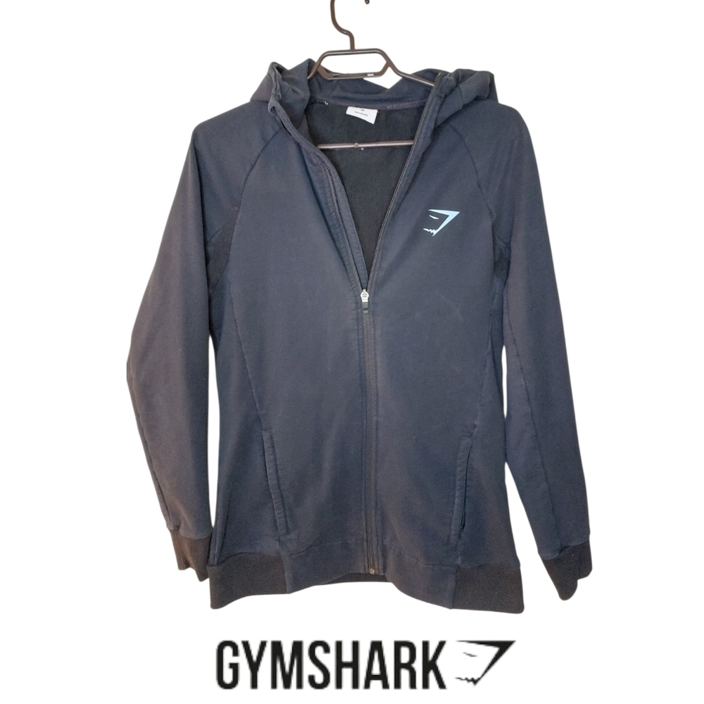 Gymshark Mens Blue & Black Athletic Zip Jacket